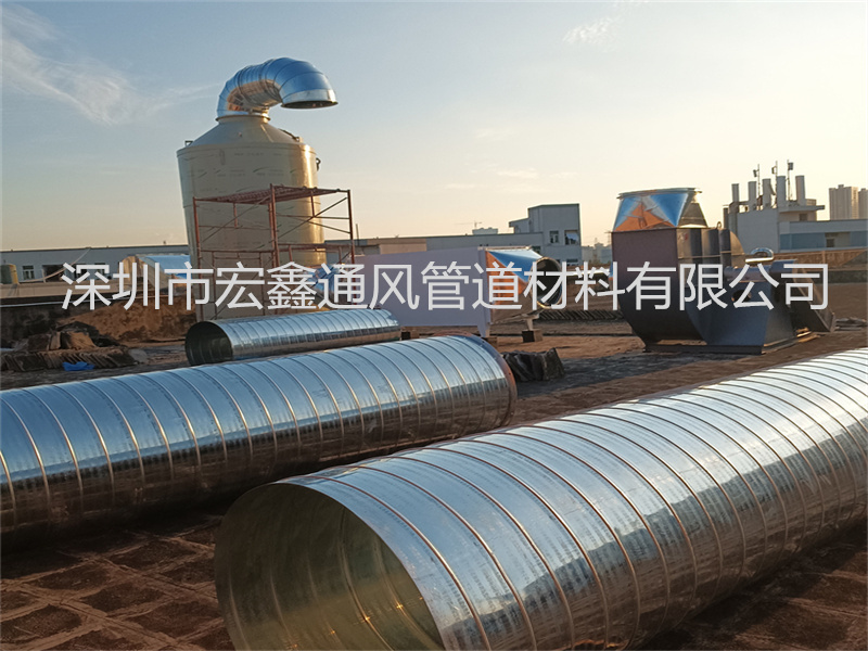 聯而達機電車間除塵廢氣管道安裝案（àn）例