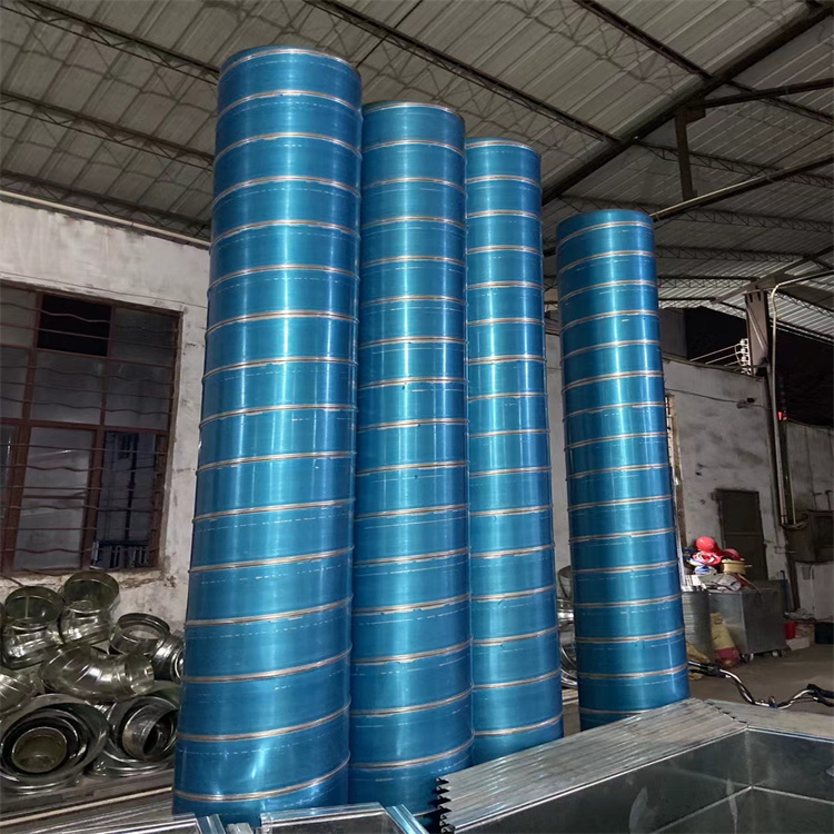 沙井（jǐng）不鏽鋼風管廠家承接201不鏽鋼螺旋風管生產和螺旋風管安（ān）裝工程