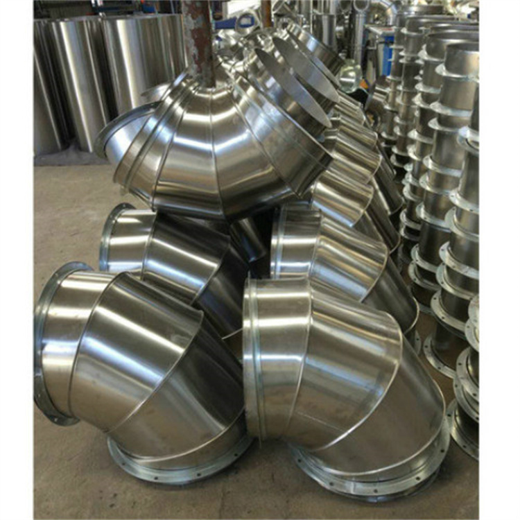 深圳通風管道生產廠（chǎng）家供應45度鍍鋅彎（wān）頭批發 90度鍍鋅彎頭定製