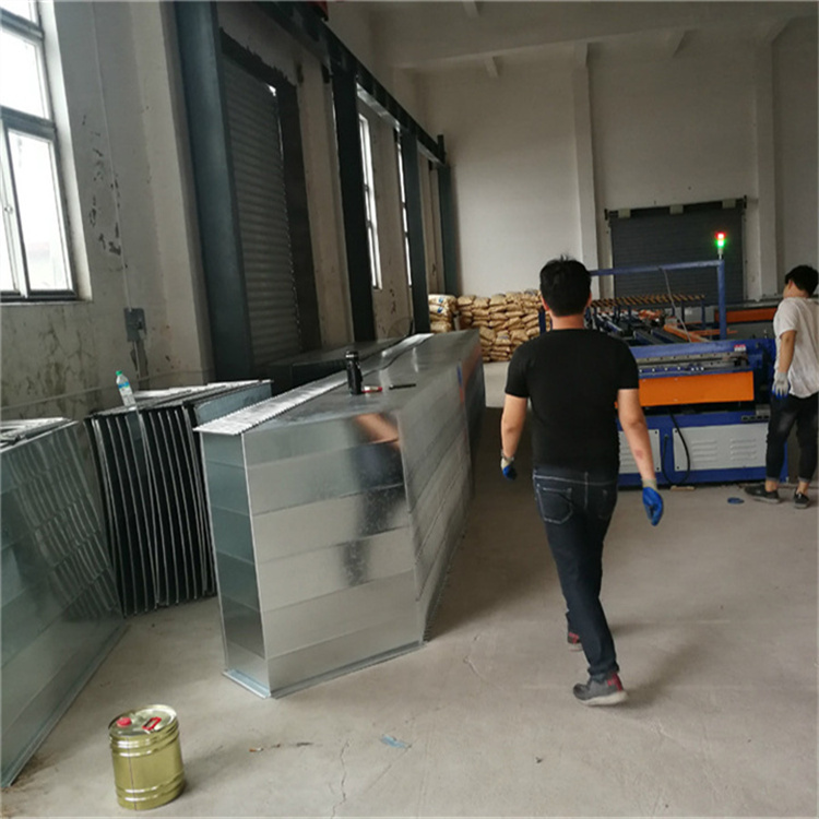 深圳風管加工廠家批發共板法蘭風管 插條風管安裝 角鐵法蘭風管製作